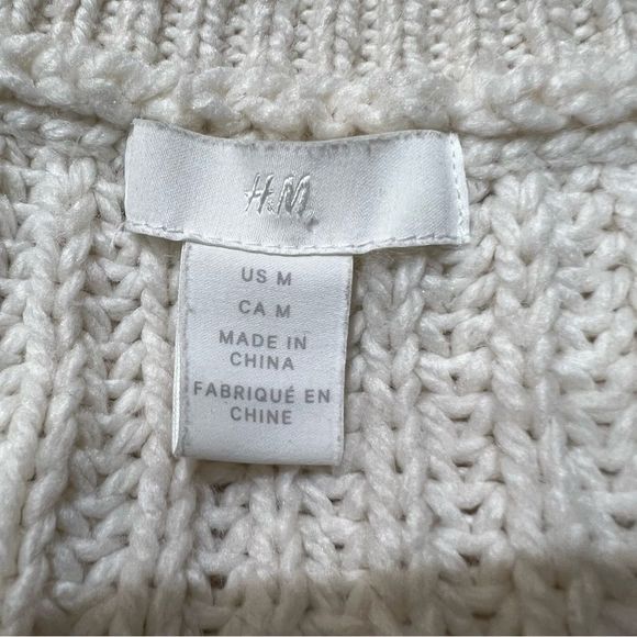 H&M Cream Off-the-Shoulder Sweater - Picture 7 of 7